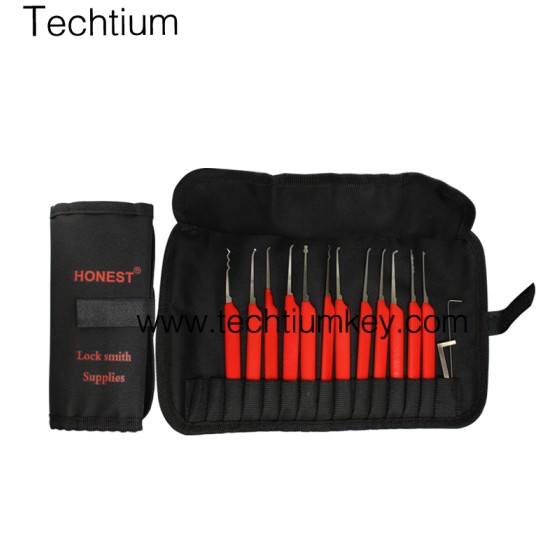 Honest 12pcs lock pick tool